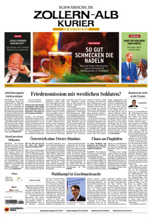 Schwäbische Zeitung Zollern Alb Kurier