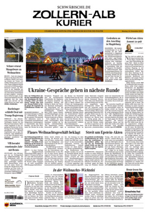 Schwäbische Zeitung Zollern Alb Kurier