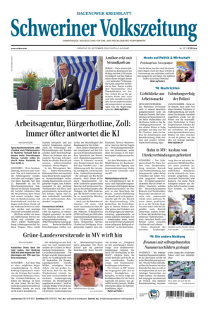Schweriner Volkszeitung - Hagenower Kreisblatt - ePaper