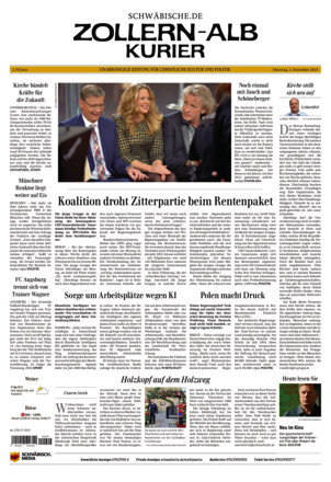 Schwäbische Zeitung Zollern Alb Kurier