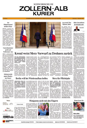 Schwäbische Zeitung Zollern Alb Kurier