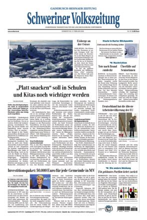 Schweriner Volkszeitung - Gadebusch Rehnaer Zeitung