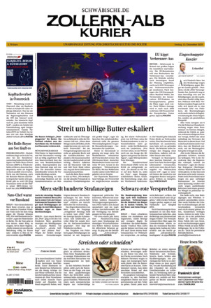 Schwäbische Zeitung Zollern Alb Kurier