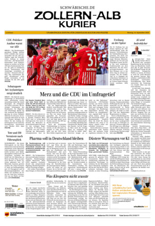 Schwäbische Zeitung Zollern Alb Kurier
