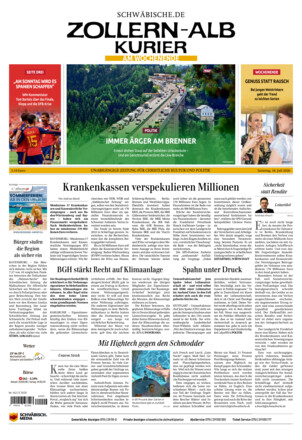 Schwäbische Zeitung Zollern Alb Kurier - ePaper