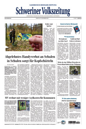 Schweriner Volkszeitung - Gadebusch Rehnaer Zeitung
