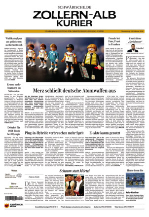 Schwäbische Zeitung Zollern Alb Kurier
