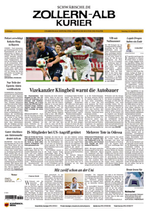 Schwäbische Zeitung Zollern Alb Kurier