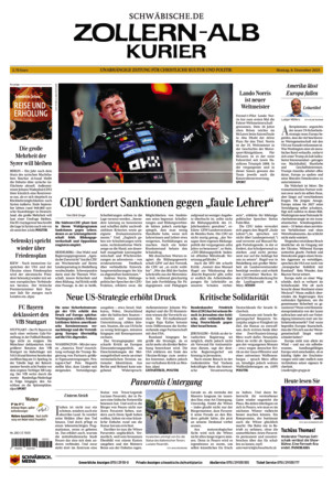 Schwäbische Zeitung Zollern Alb Kurier
