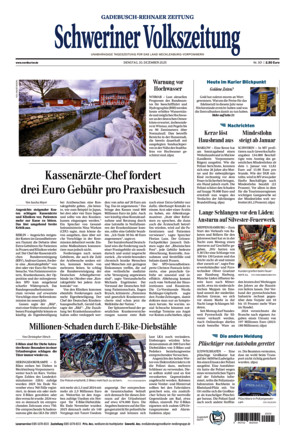 Schweriner Volkszeitung - Gadebusch Rehnaer Zeitung