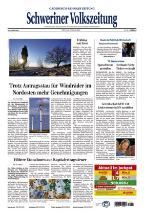 Schweriner Volkszeitung - Gadebusch Rehnaer Zeitung