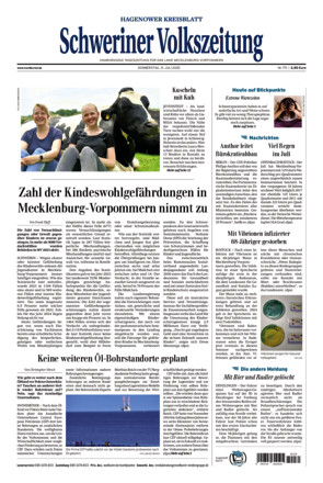 Schweriner Volkszeitung - Hagenower Kreisblatt