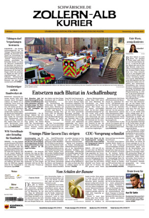 Schwäbische Zeitung Zollern Alb Kurier