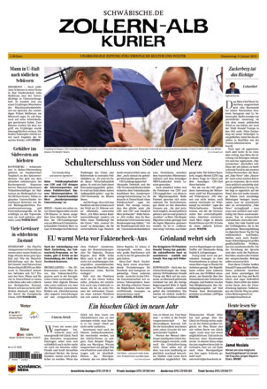 Schwäbische Zeitung Zollern Alb Kurier