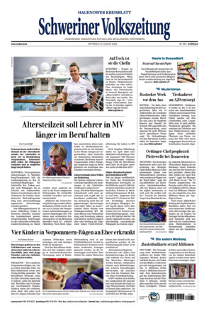 Schweriner Volkszeitung - Hagenower Kreisblatt