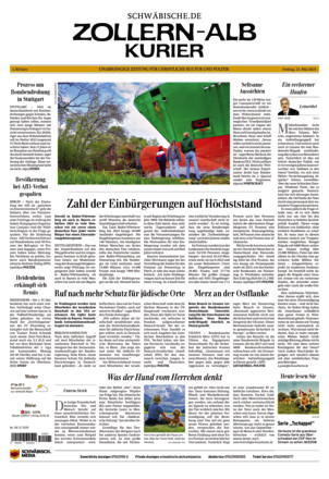 Schwäbische Zeitung Zollern Alb Kurier
