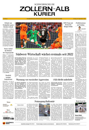 Schwäbische Zeitung Zollern Alb Kurier - ePaper