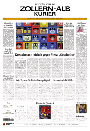 Schwäbische Zeitung Zollern Alb Kurier