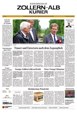 Schwäbische Zeitung Zollern Alb Kurier