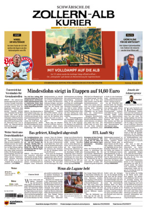 Schwäbische Zeitung Zollern Alb Kurier