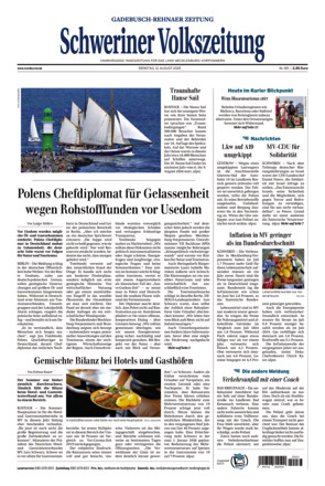 Schweriner Volkszeitung - Gadebusch Rehnaer Zeitung