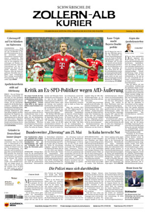 Schwäbische Zeitung Zollern Alb Kurier