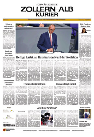 Schwäbische Zeitung Zollern Alb Kurier