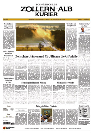 Schwäbische Zeitung Zollern Alb Kurier