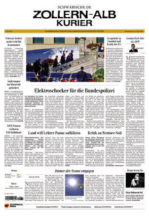 Schwäbische Zeitung Zollern Alb Kurier