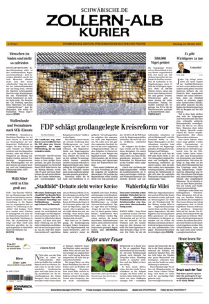 Schwäbische Zeitung Zollern Alb Kurier - ePaper