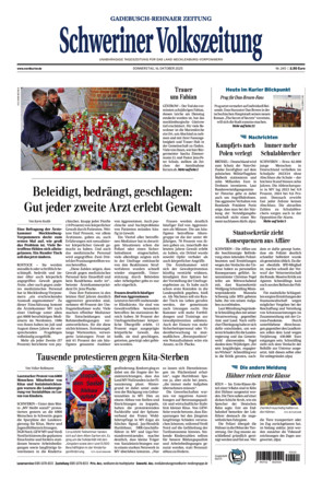 Schweriner Volkszeitung - Gadebusch Rehnaer Zeitung