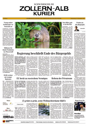 Schwäbische Zeitung Zollern Alb Kurier