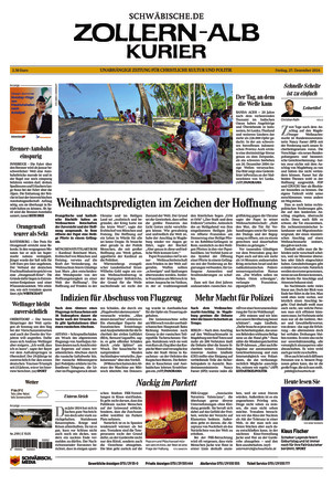 Schwäbische Zeitung Zollern Alb Kurier