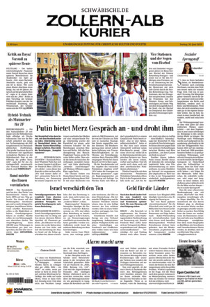 Schwäbische Zeitung Zollern Alb Kurier