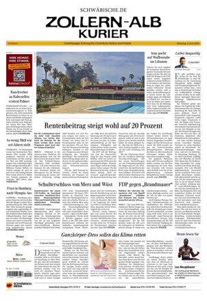 Schwäbische Zeitung Zollern Alb Kurier