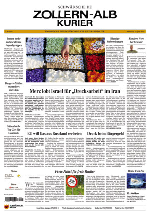 Schwäbische Zeitung Zollern Alb Kurier - ePaper
