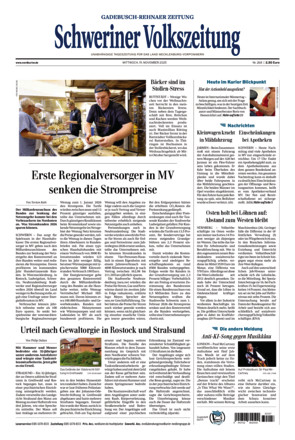 Schweriner Volkszeitung - Gadebusch Rehnaer Zeitung