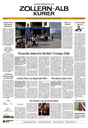 Schwäbische Zeitung Zollern Alb Kurier