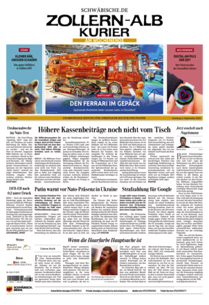 Schwäbische Zeitung Zollern Alb Kurier