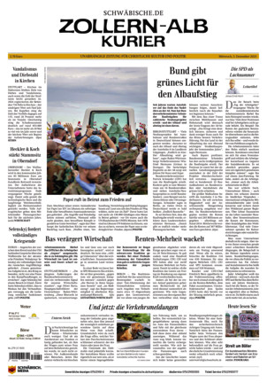 Schwäbische Zeitung Zollern Alb Kurier
