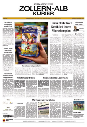 Schwäbische Zeitung Zollern Alb Kurier