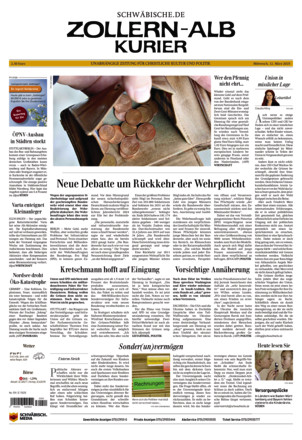 Schwäbische Zeitung Zollern Alb Kurier