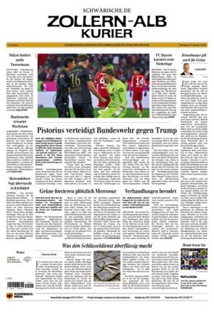 Schwäbische Zeitung Zollern Alb Kurier
