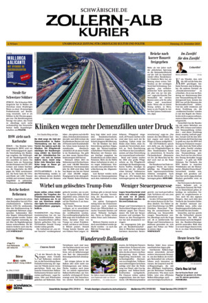 Schwäbische Zeitung Zollern Alb Kurier