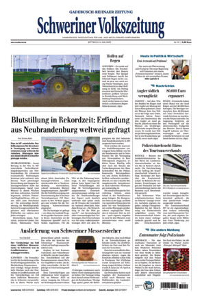 Schweriner Volkszeitung - Gadebusch Rehnaer Zeitung - ePaper