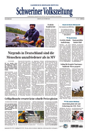 Schweriner Volkszeitung - Gadebusch Rehnaer Zeitung