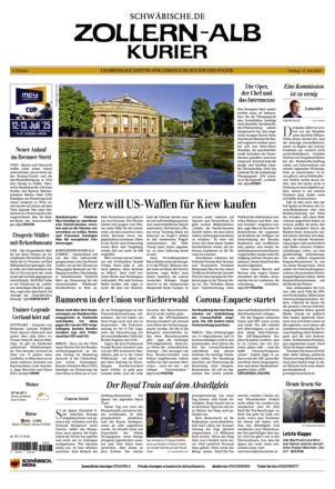 Schwäbische Zeitung Zollern Alb Kurier