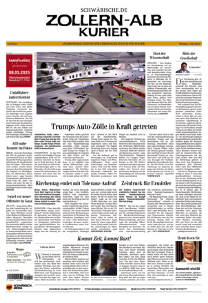Schwäbische Zeitung Zollern Alb Kurier