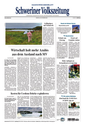 Schweriner Volkszeitung - Hagenower Kreisblatt