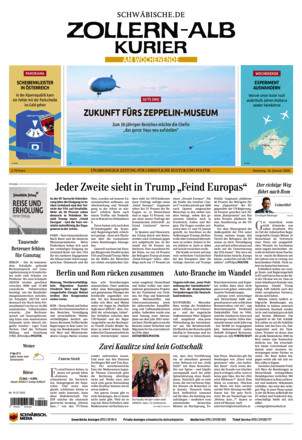 Schwäbische Zeitung Zollern Alb Kurier
